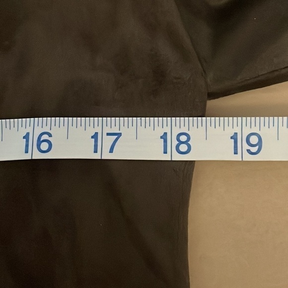 OLIVACEOUS Olive Suede Dress or Tunic, Size Medium, NWT - Picture 6 of 7